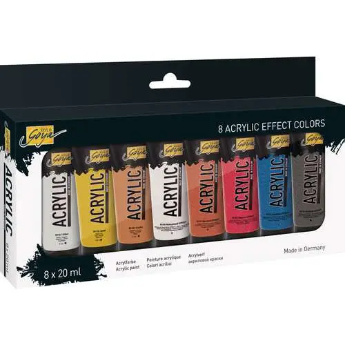 Authentique Set peinture acrylique Effect Colors Solo Goya