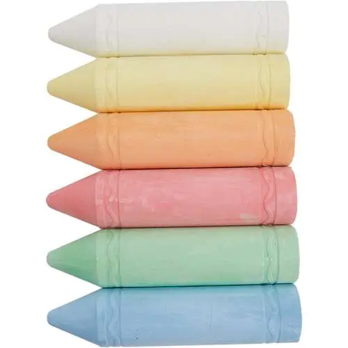 Commande En Gros Lot de 6 craies de trottoir Jumbo O'COLOR