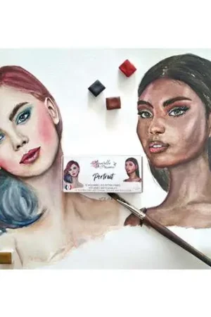 Certifié Palette Portrait peinture Aquarelle de Provence