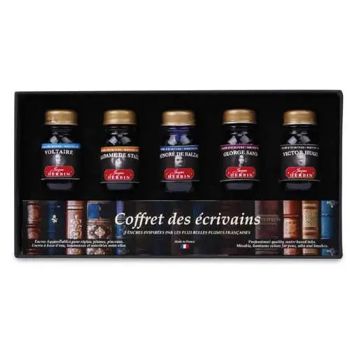 Coffret des écrivains Jacques Herbin Populaire