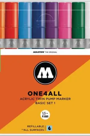 Satisfait Ou Remboursé Set de 10 marqueurs Acrylic Twin Molotow