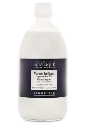 Vernis brillant avec UVLS Sennelier Nouvelle Collection