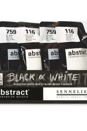 Top Vente Coffret Abstract noirs et blancs Sennelier