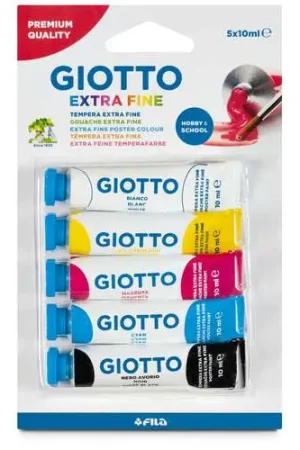 Marque Coffret de gouache extrafine Giotto - 5 tubes de 10ml