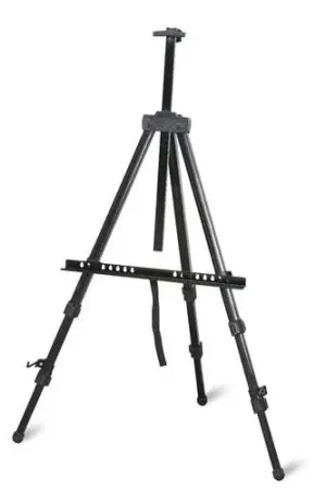 Chevalet de campagne en aluminium noir Gerstaecker Bon Marché