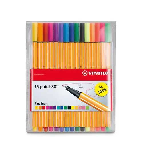 Vente Directe Etui de 15 feutres Stabilo® Point 88®