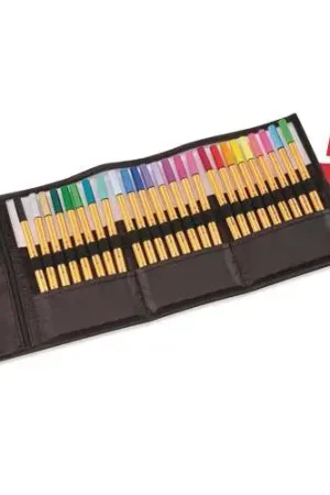 Dernière Chance Trousse rouleau de 25 feutres Stabilo Point 88 Arty