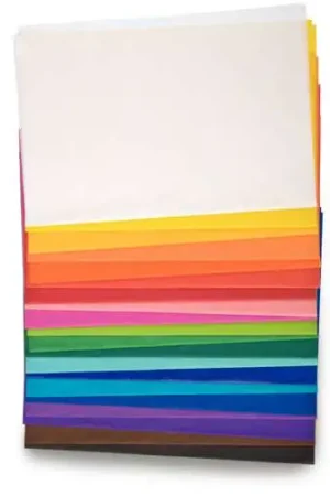Assortiment de 88 feuilles de papier de soie Ursus Haute Qualité