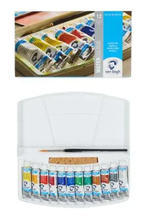 Coffret d'aquarelles Van Gogh Royal Talens - 12 tubes de 10ml Populaire