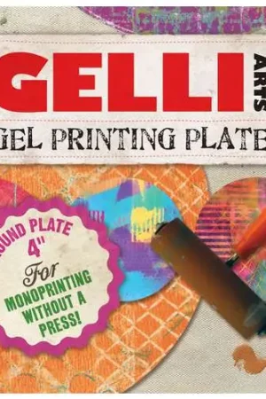 Dernière Chance Plaque souple Gelli Prints - Rond