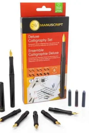 Meilleure Vente Coffret Calligraphie manuscript de luxe 6 plumes