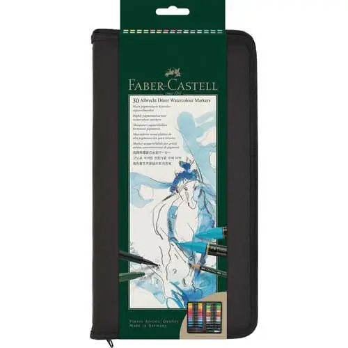 Trousse 30 marqueurs aquarelle Albrecht Dürer Faber-Castell Authentique