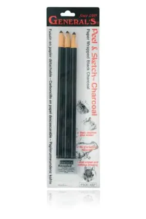 Prix Choc Set de 3 crayons fusains Peel & Sketch