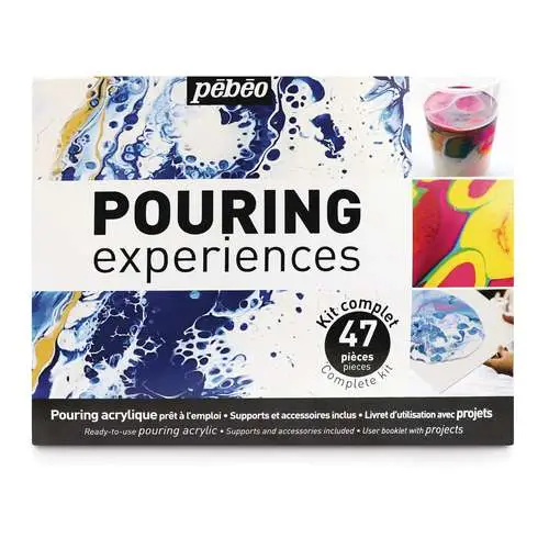 Coffret complet Pouring Expériences 47 éléments Pébéo Commander Maintenant
