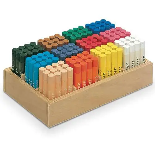 Achat Immédiat Caissette de 144 pastels à l'huile Jaxon