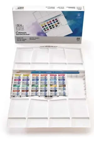 Promotion Coffret Cotman Plus Winsor & Newton (24 1/2 godets)