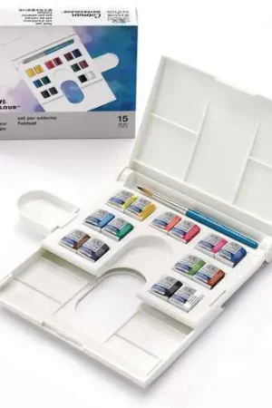 Solde Coffret compact Cotman de Winsor & Newton (14 1/2 godets)