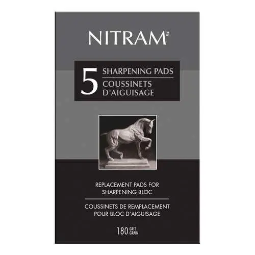 5 coussinets de rechange pour affûtoir Nitram Bon Marché
