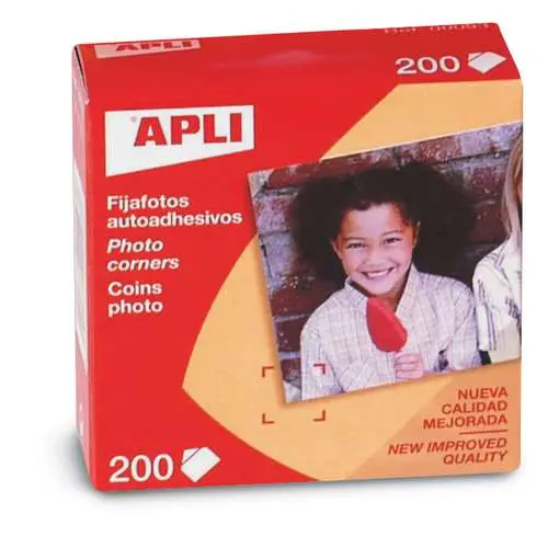 Boîte de 200 coins photos Solde