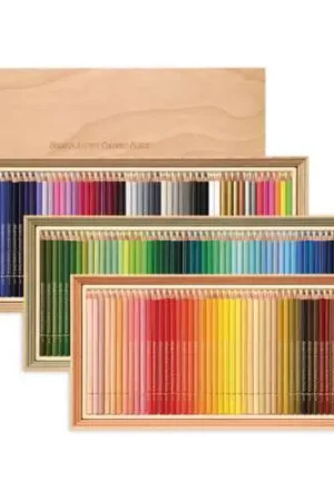 Coffret en bois de 150 crayons de couleur Holbein Offre Limitée