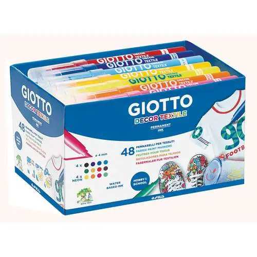 48 Feutres Décor Textile Giotto Offre Limitée