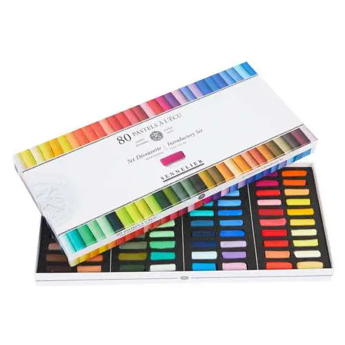 Marque Coffret de 80 demi pastels à l'Ecu Sennelier