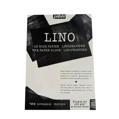Bloc papier Linogravure bambou Pébéo Commander Maintenant