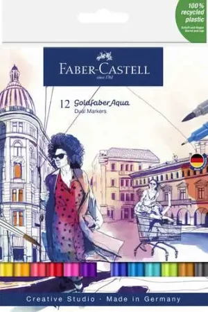 Offre Exclusive Set de 12 feutres Goldfaber Aqua Faber-Castell