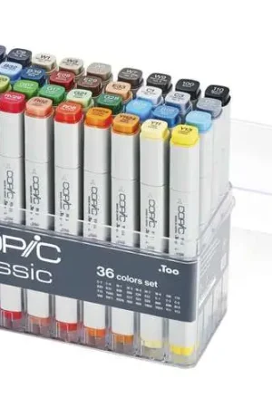 Assortiment de 36 marqueurs Copic Classic Retour Gratuit