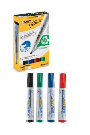 Etui de 4 feutres Velleda 1751 Bic Prix Choc