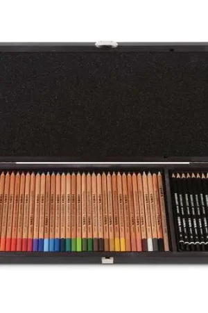 Must-Have Coffret bois Polycolor / Artdesign Lyra 48 crayons