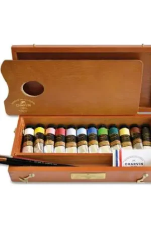 Solde Coffret bois peinture acrylique extra-fine Charvin