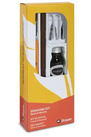 Coffret dessin Jacques Herbin / Brause Prix Cassé