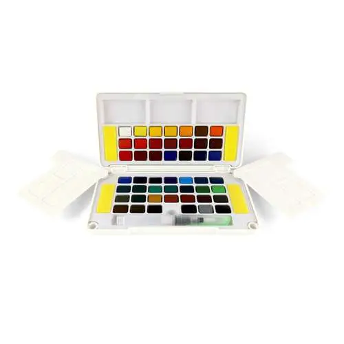 Coffret de 48 1/2 godets d'aquarelle - Edition Spéciale 25 ans Affaire À Saisir