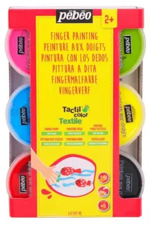 Promotion Peinture au doigt Tactilcolor textile