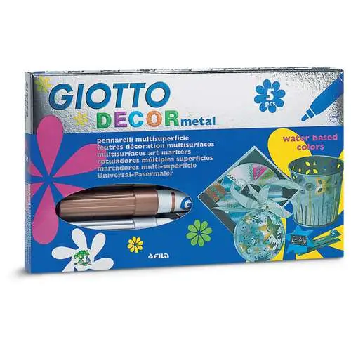Retour Gratuit Etui de feutres Giotto Métal