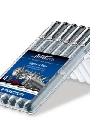 Etuis de 6 feutres pigment Liner 308 Achat Immédiat
