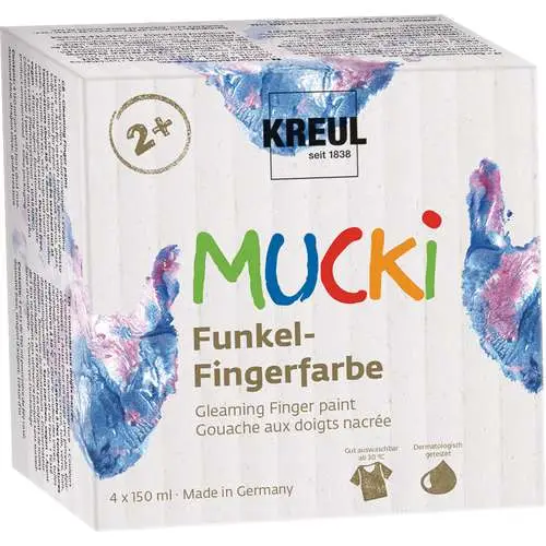 Set de gouache aux doigts nacrée Mucki Kreul Soldes