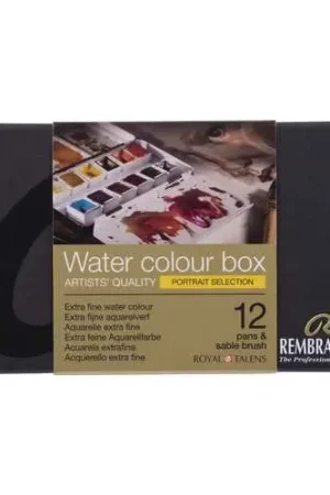 Coffret aquarelle extra-fine Portrait Rembrandt Royal Talens Certifié