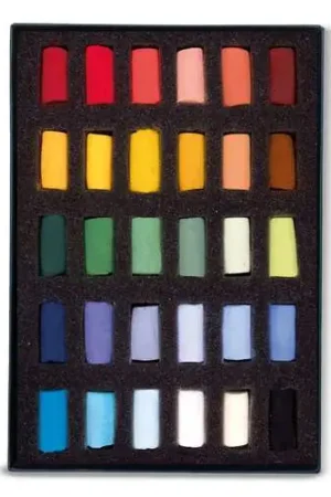 Prix Bas Coffret de 30 1/2 pastels Unison