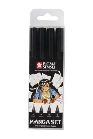 Offre Spéciale Etui Manga de 4 feutres Pigma Sensei Sakura