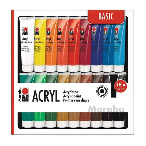 Vente Directe Set d´acryliques MARABU pour débutants