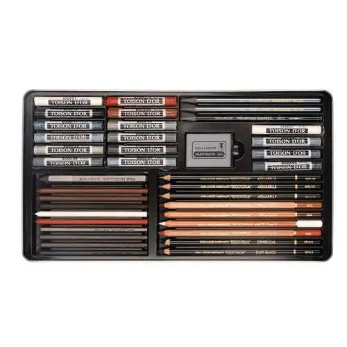 Coffret en métal pour le dessin Gioconda Vente Flash