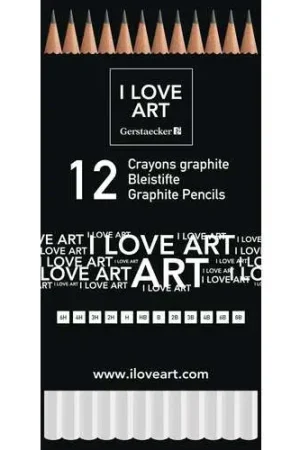 Usine Directe Crayons graphite I Love Art