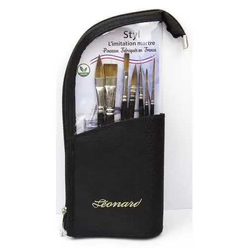 Trousse de 7 pinceaux Styl imitation martre Léonard Acheter Direct