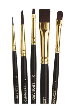 Prix Cassé Lot de 5 pinceaux Black Ruby - Leonard