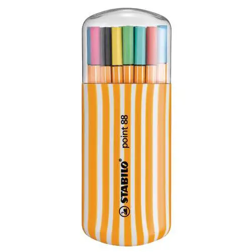Boîtes de 20 couleurs Zebrui Stabilo Point 88 Achat Immédiat