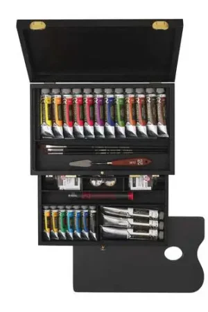 Coffret Rembrandt Deluxe noir Royal Talens Satisfait Ou Remboursé