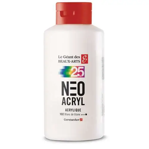 Peinture acrylique Néo Blanc de Titane - Edition spéciale 25 ans Certifié