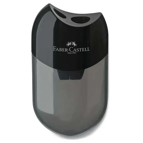 Taille-crayon double Faber-Castell avec réservoir Offre Limitée